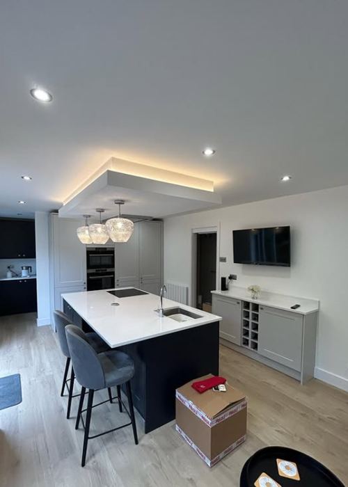 Electrical installation project - lighting and interior